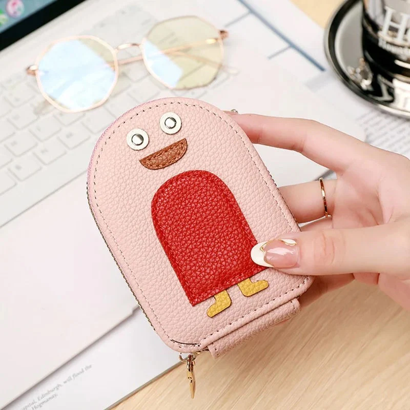 Cute Penguins PU Credit Card Coin Wallet - Image 6