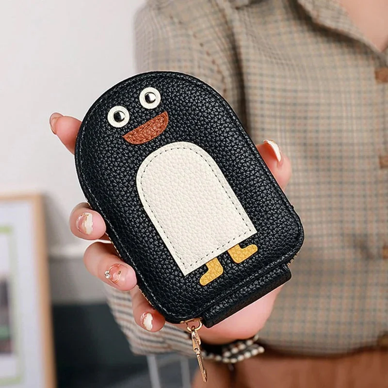 Cute Penguins PU Credit Card Coin Wallet - Image 7