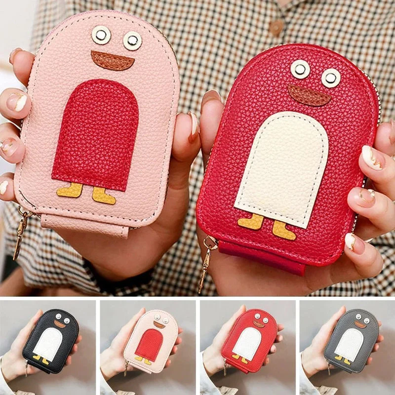 Cute Penguins PU Credit Card Coin Wallet - Image 8