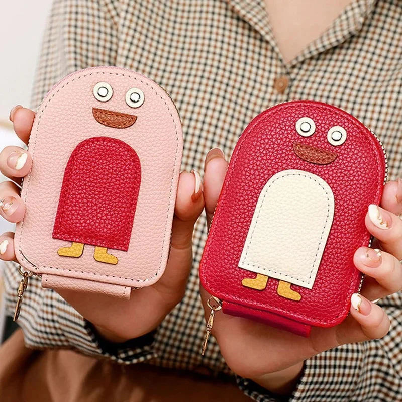 Cute Penguins PU Credit Card Coin Wallet - Image 9