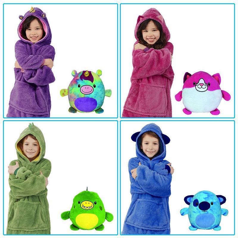 Cute Warm Comfy Oversized Pet Hoodie For Kids - Image 10