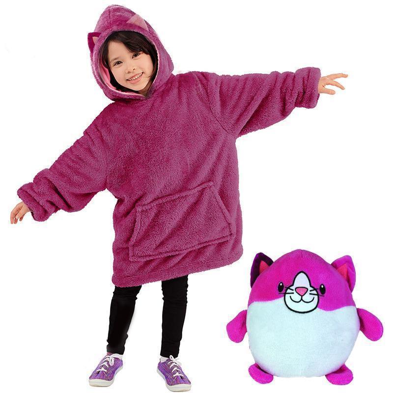 Cute Warm Comfy Oversized Pet Hoodie For Kids - Image 7