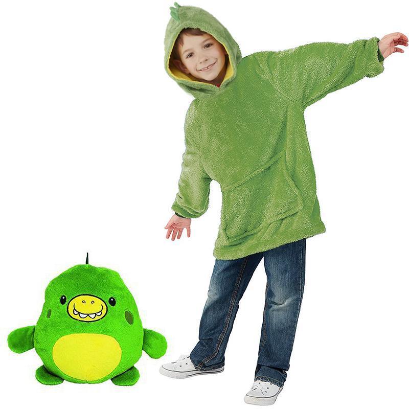 Cute Warm Comfy Oversized Pet Hoodie For Kids - Image 9