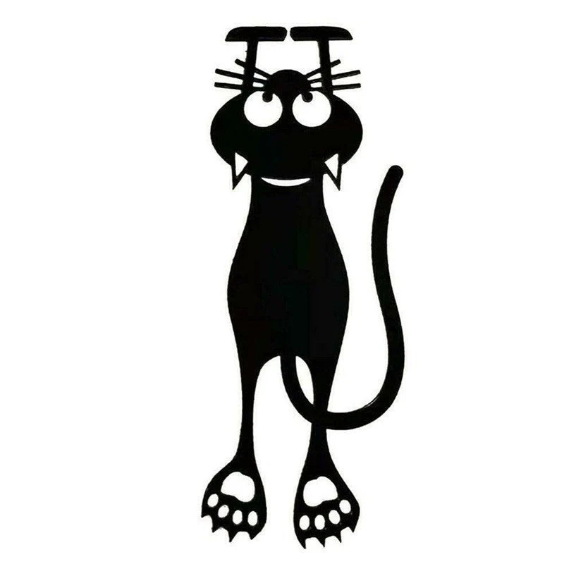 Cutout Black Kitten Bookmark - Image 11