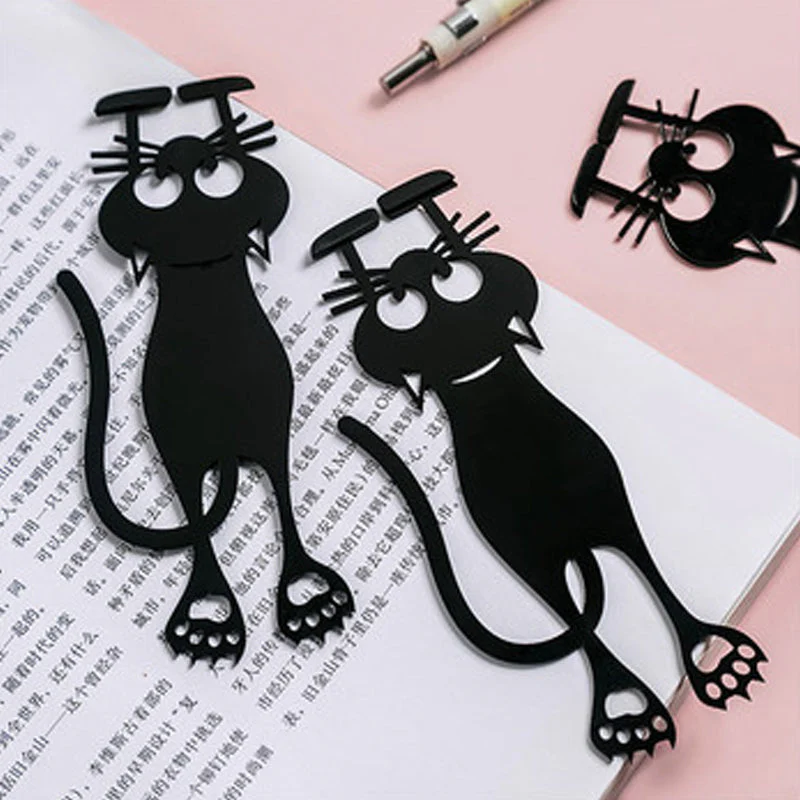 Cutout Black Kitten Bookmark - Image 6