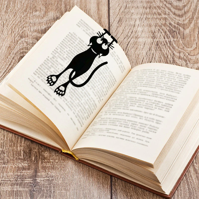 Cutout Black Kitten Bookmark - Image 7