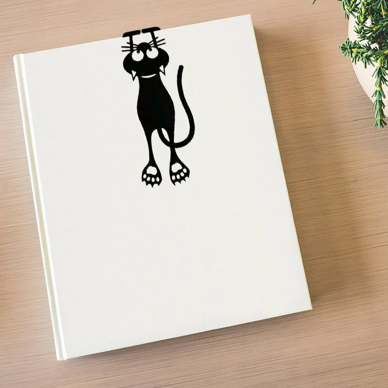 Cutout Black Kitten Bookmark - Image 8