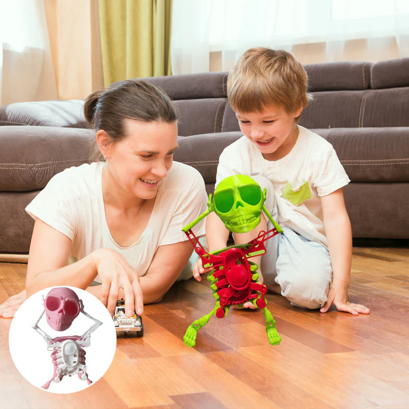 Dancing and Swinging 3D Skull Toy - Image 2
