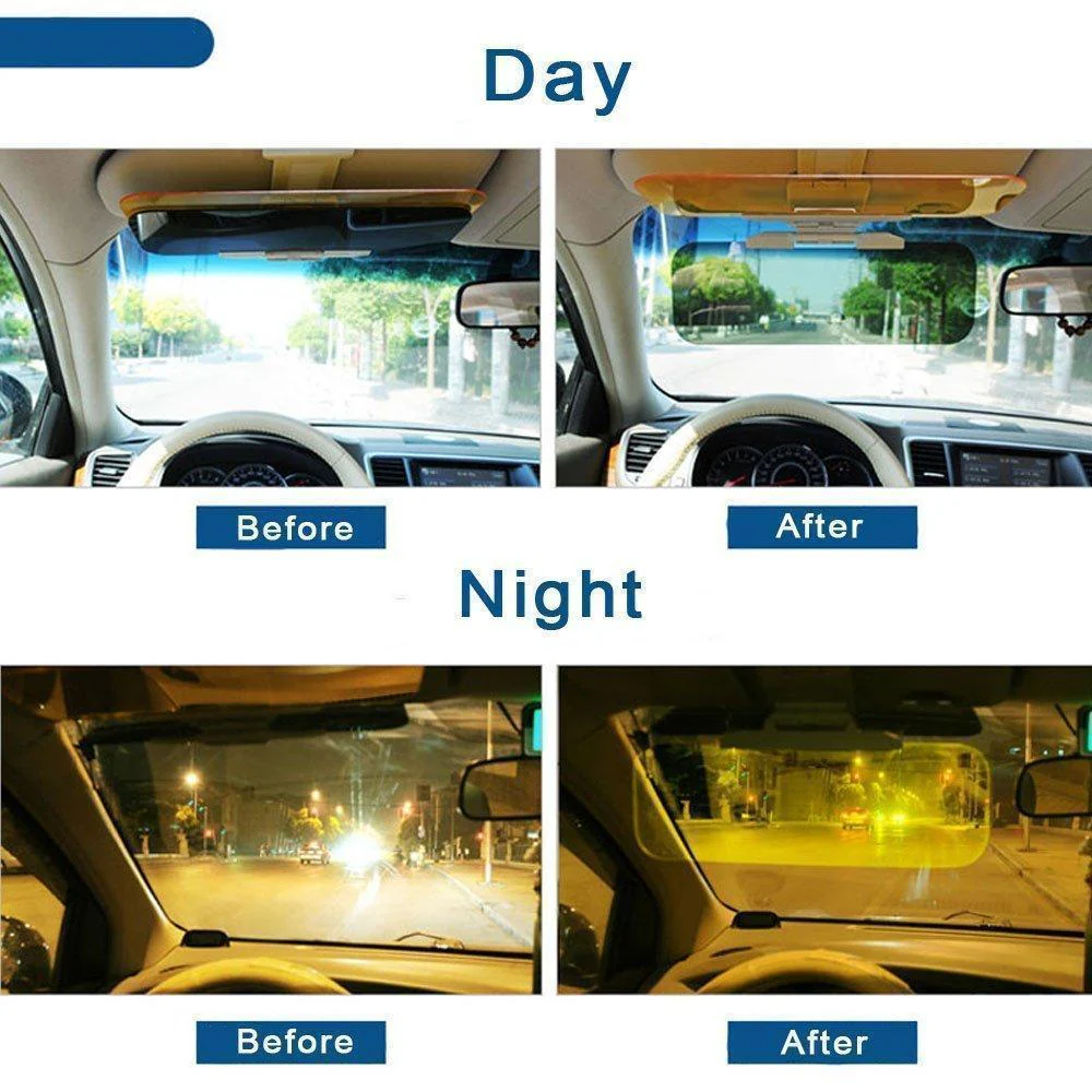 Day and Night Anti-Glare Car Windshield Visor - Image 2