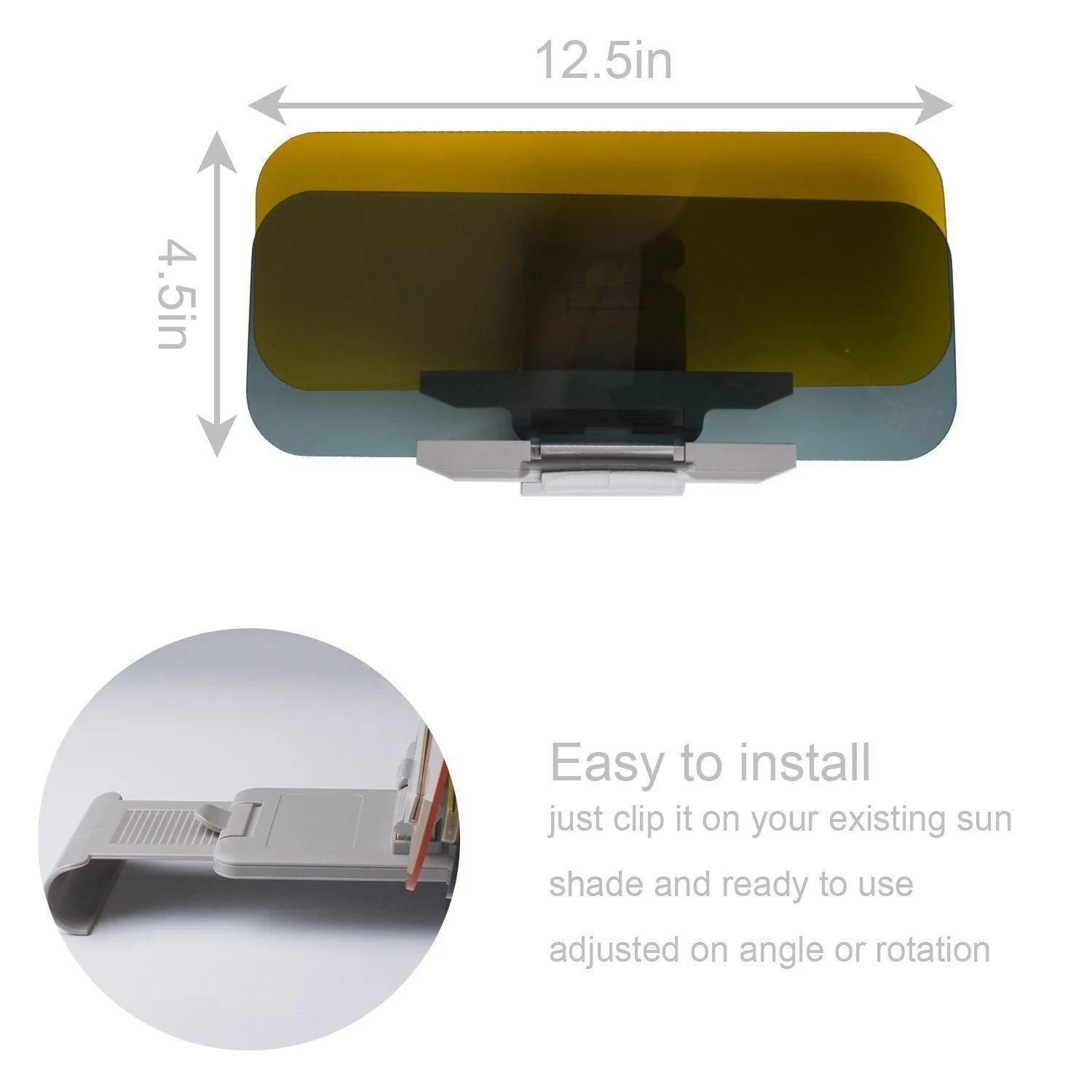Day and Night Anti-Glare Car Windshield Visor - Image 5
