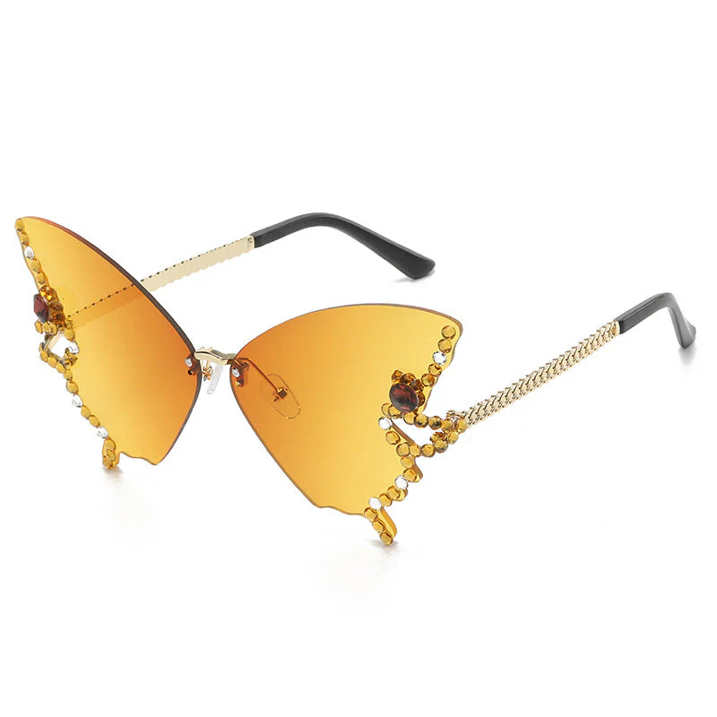 DIAMOND BUTTERFLY SUNGLASSES - Image 10