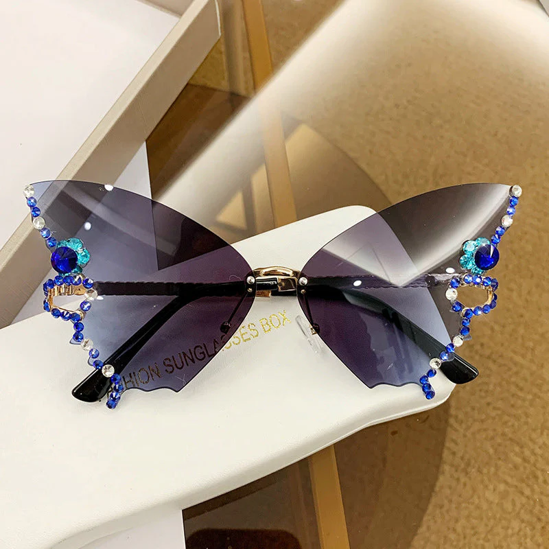 DIAMOND BUTTERFLY SUNGLASSES - Image 16
