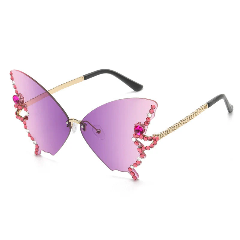 DIAMOND BUTTERFLY SUNGLASSES - Image 7