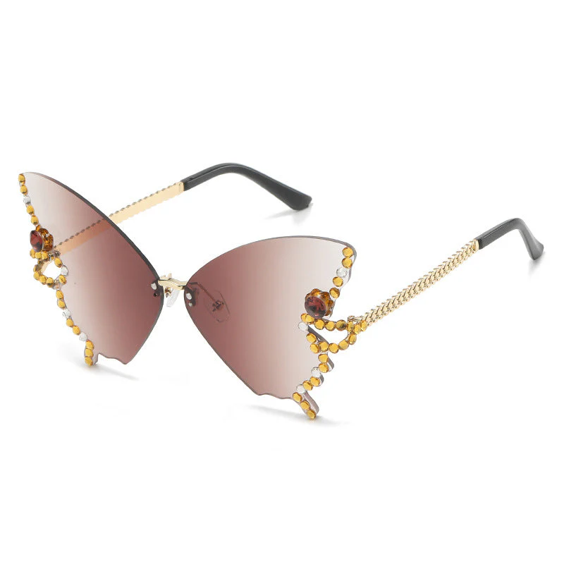 DIAMOND BUTTERFLY SUNGLASSES - Image 8