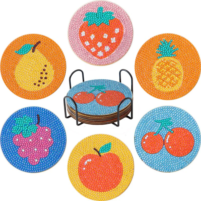 Diamond Crafts Coasters Diamond Painting Coasters (Mandala) - Image 22