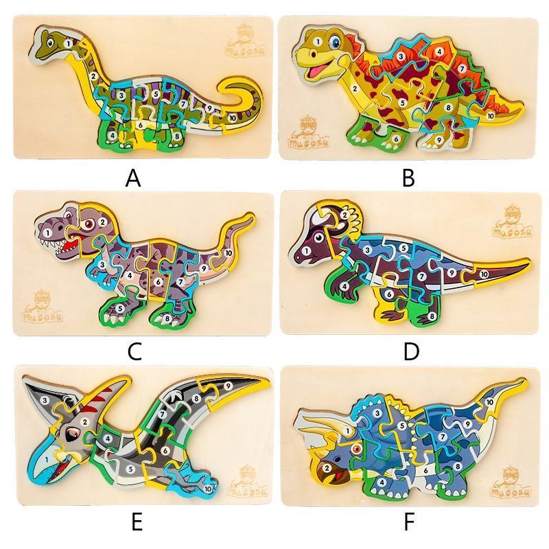 Dinosaur 3D Wooden Jigsaw - Image 3