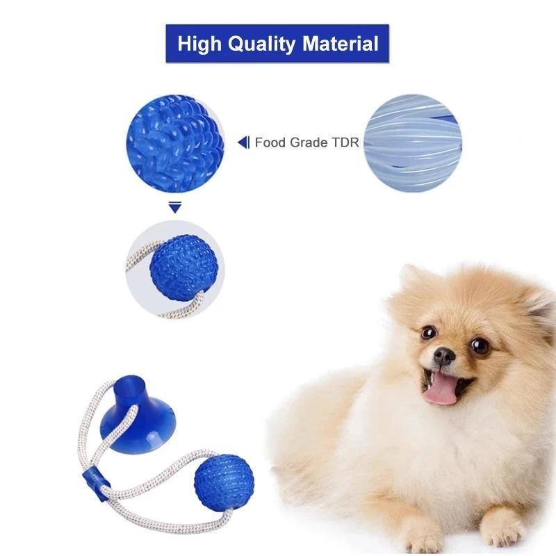 Dog Bite Toy Interactive food leaker toy with Suction Cup - Image 4