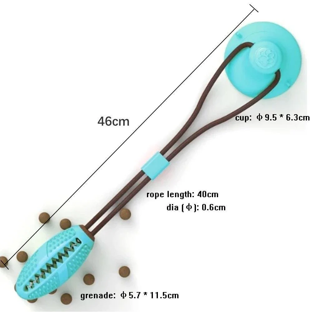 Dog Bite Toy Interactive food leaker toy with Suction Cup - Image 12
