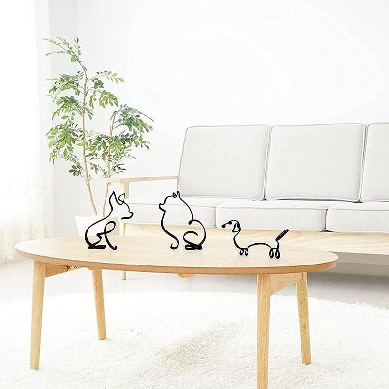 Dog Minimalist Art Sculpture - Image 3