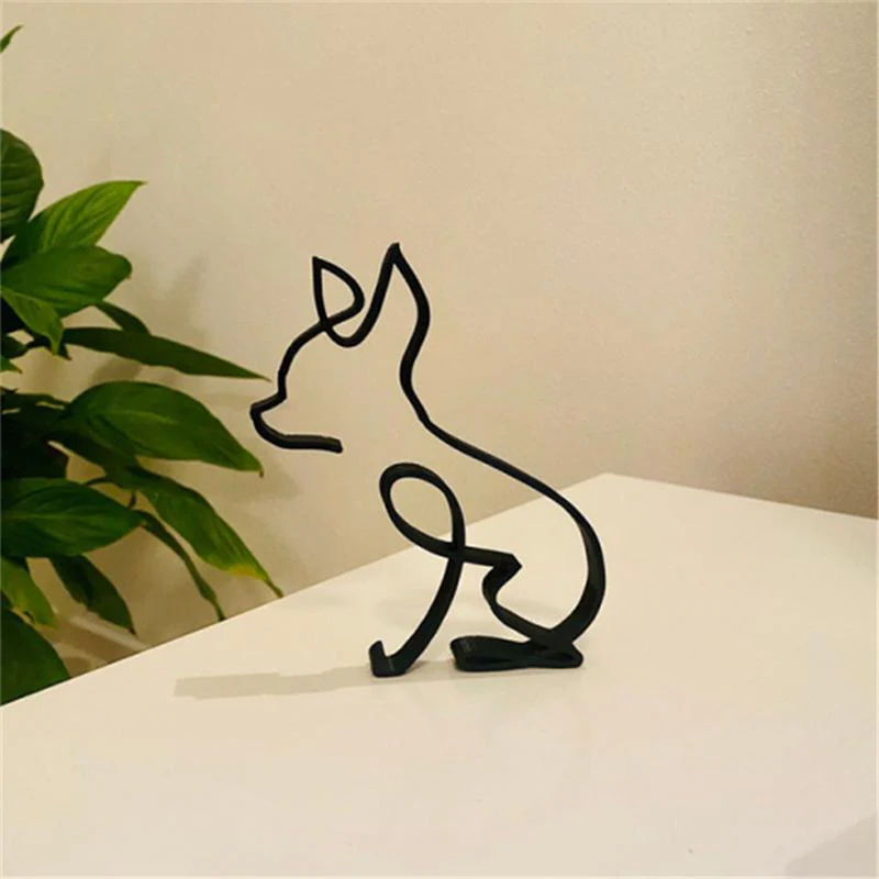 Dog Minimalist Art Sculpture - Image 6