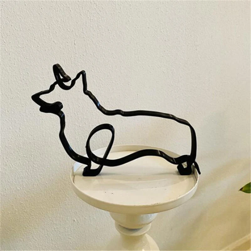 Dog Minimalist Art Sculpture - Image 8