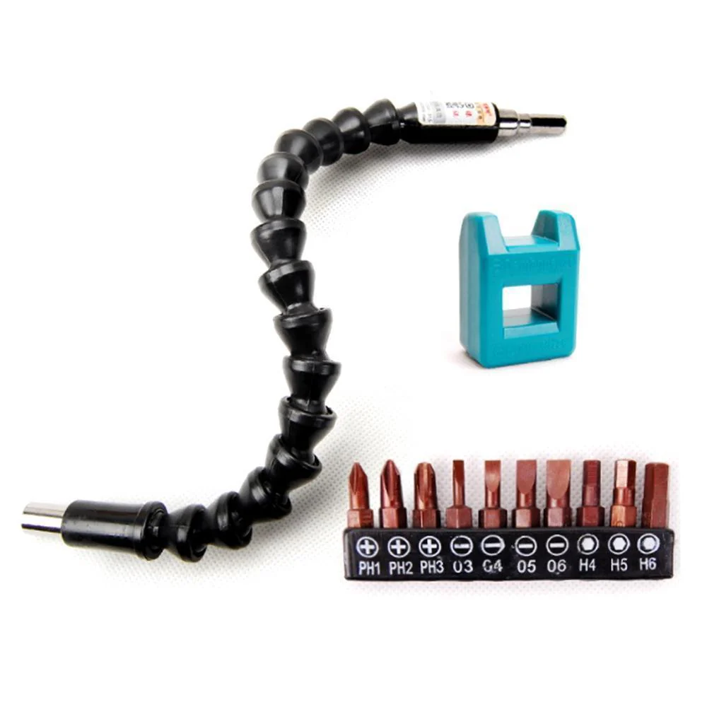 DOMOM Universal Flexible Drill Bit Extension with Screw Drill Bit Holder - Image 9