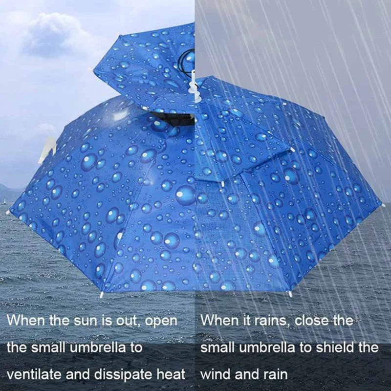 Double Layer Folding UV Wind Protection Umbrella - Image 5
