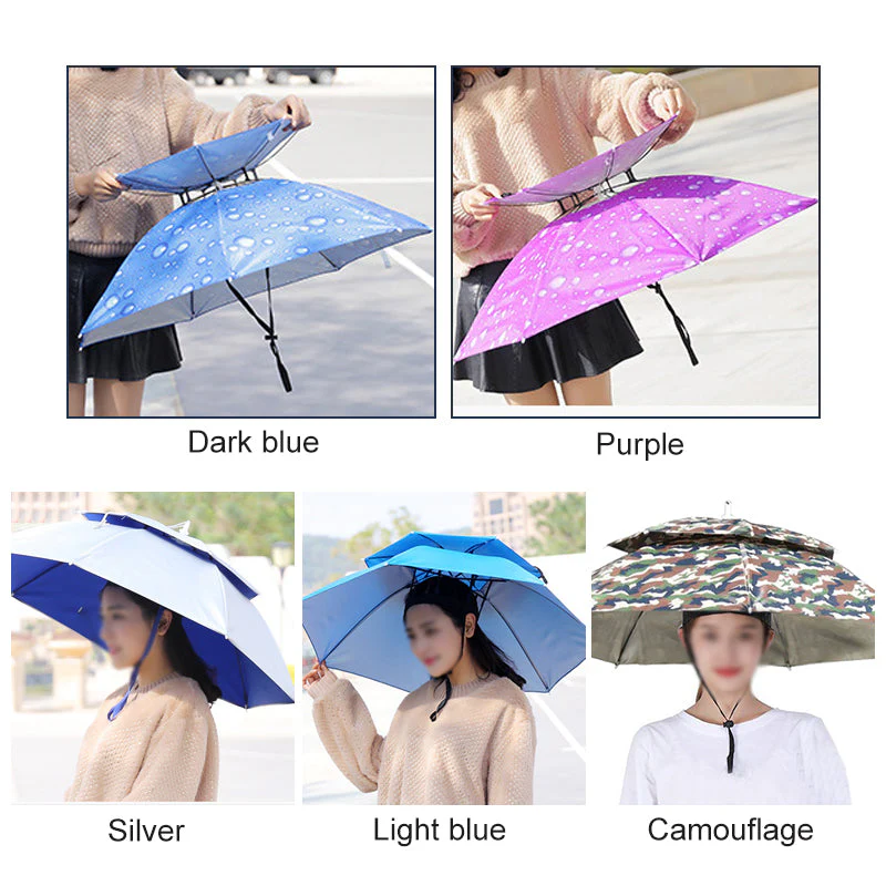 Double Layer Folding UV Wind Protection Umbrella - Image 8