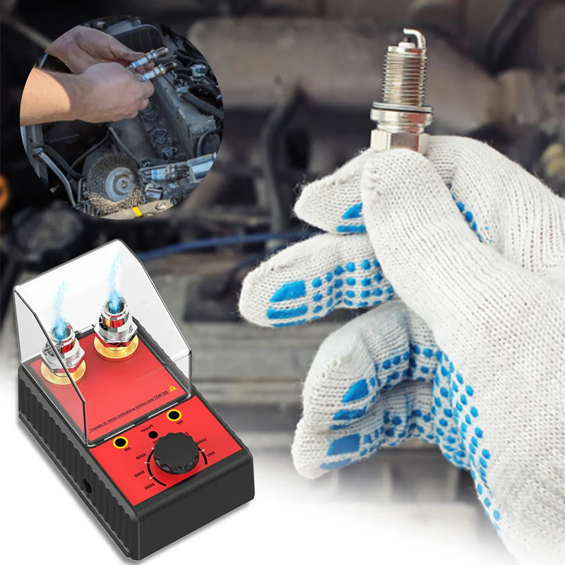 Double spark plug tester with two 12 mm spark plug sockets - Image 11