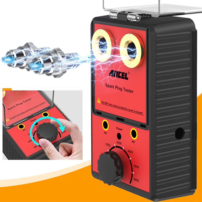 Double spark plug tester with two 12 mm spark plug sockets - Image 7