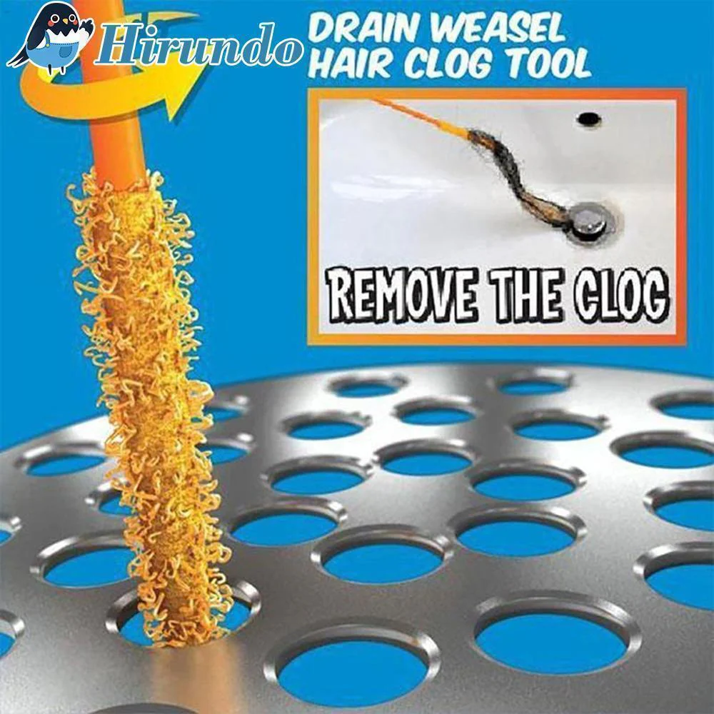 Hirundo® Drain Weasel Hair Clog Tool - Image 5