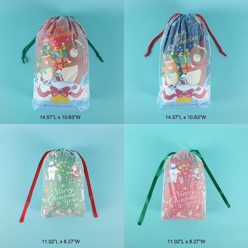 Drawstring Christmas Gift Bags - Image 13