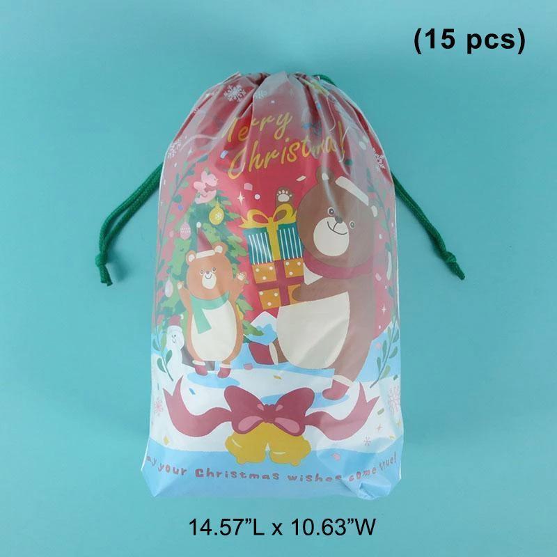 Drawstring Christmas Gift Bags - Image 2