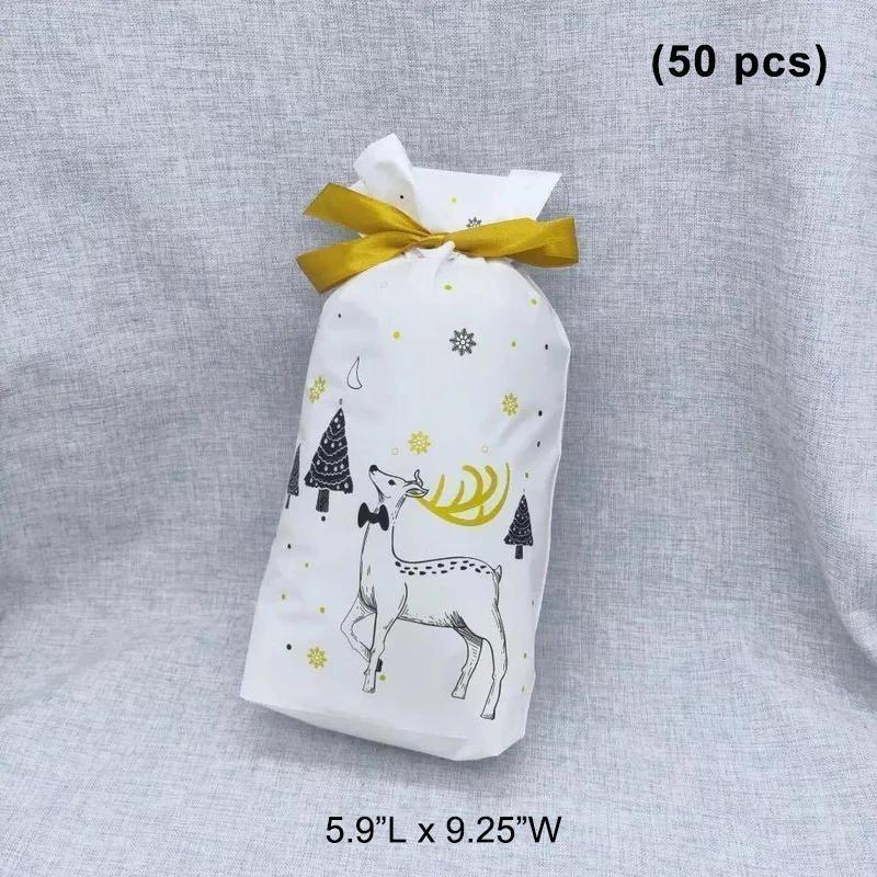 Drawstring Christmas Gift Bags - Image 5