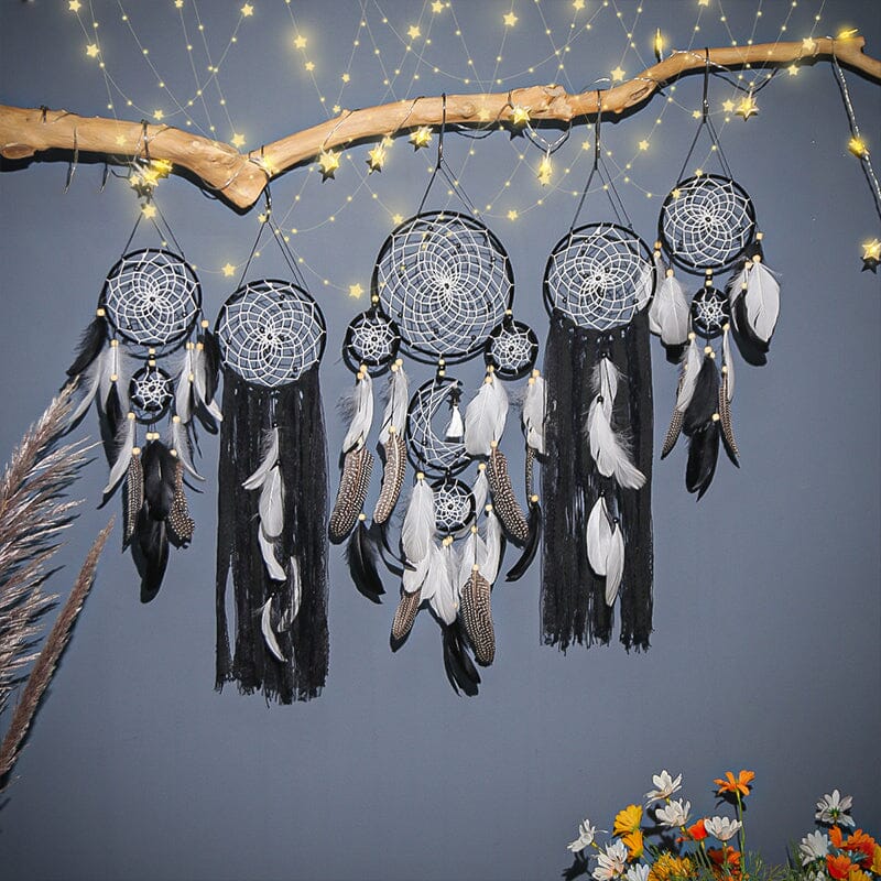 Dreamcatcher Moon and Stars Hanging Over the Bed(5 PCS) - Image 9