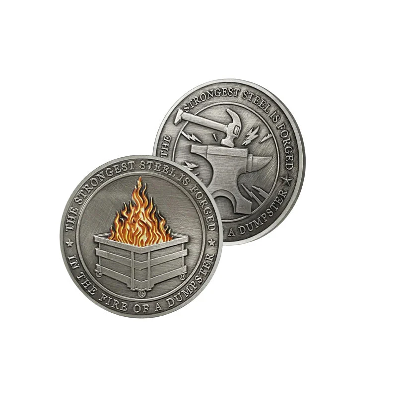 Dumpster Fire Challenge Coin - Image 10