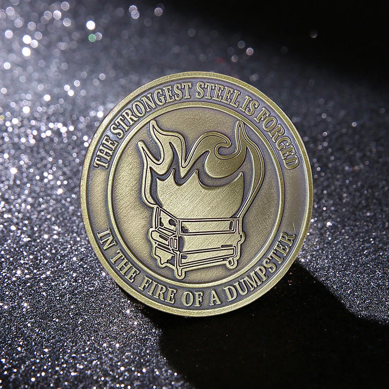 Dumpster Fire Challenge Coin - Image 11