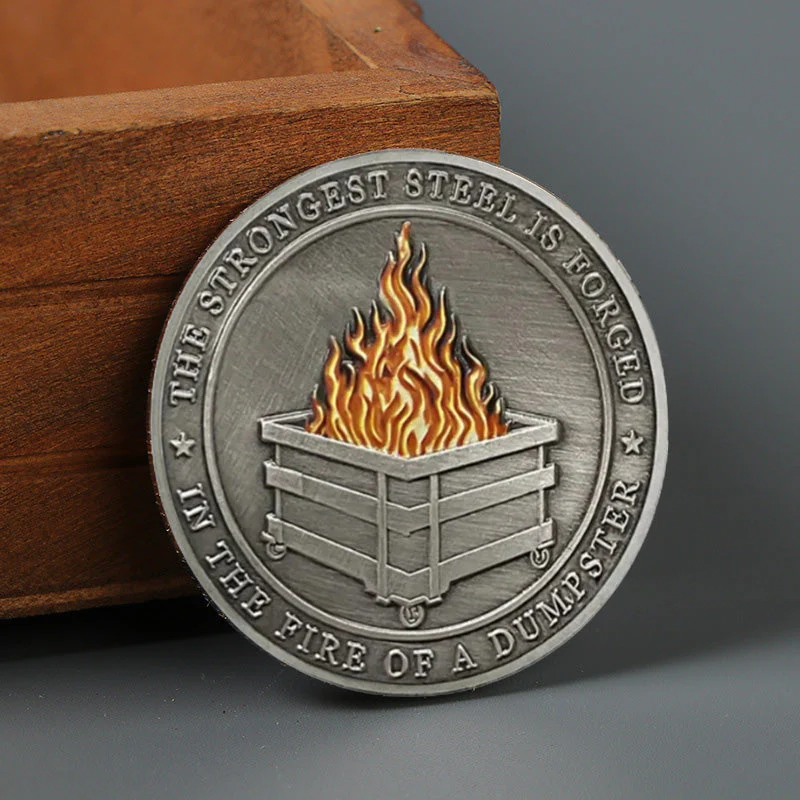 Dumpster Fire Challenge Coin - Image 12