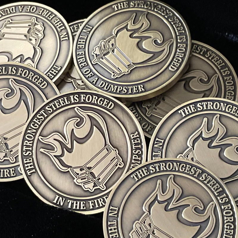 Dumpster Fire Challenge Coin - Image 3