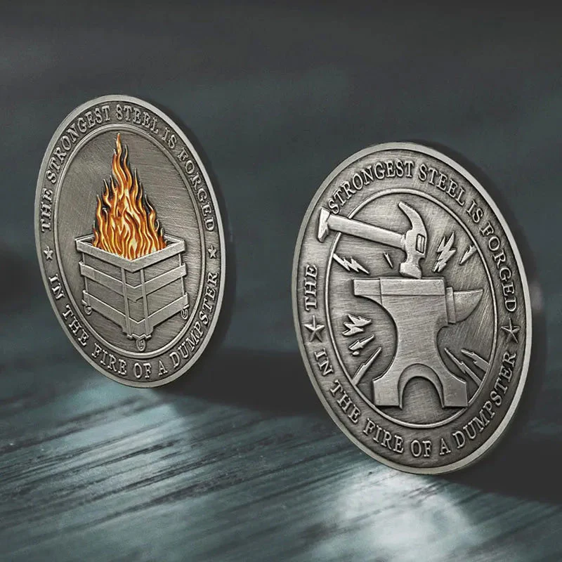 Dumpster Fire Challenge Coin - Image 5