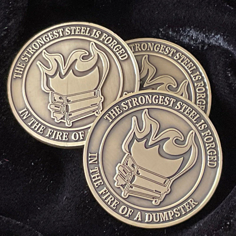 Dumpster Fire Challenge Coin - Image 6