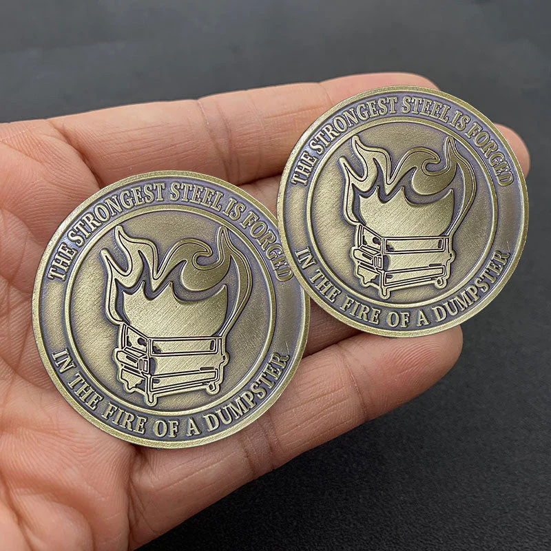 Dumpster Fire Challenge Coin - Image 8