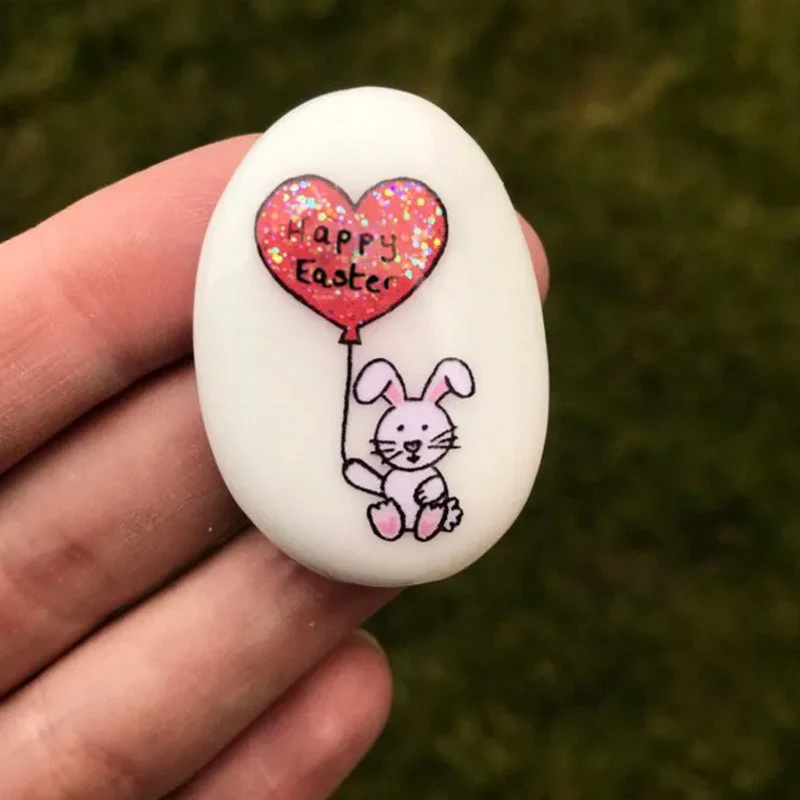 Easter Bunny Pocket Stone Gift - Image 8