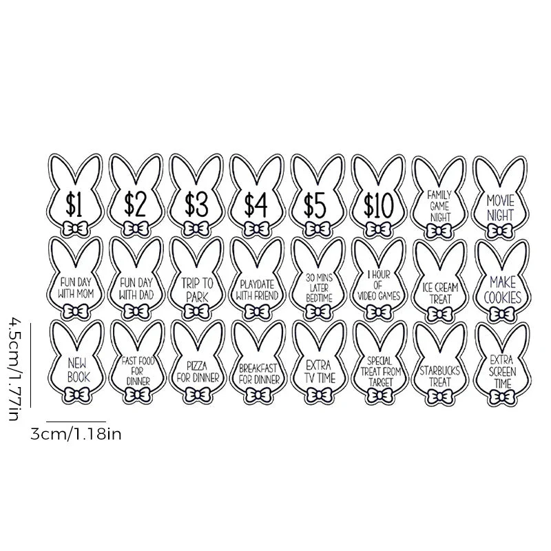 Easter Egg Stuffing Wooden Rabbit Token - Image 12