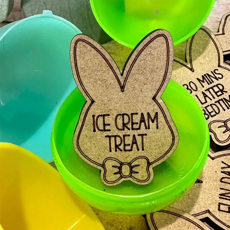 Easter Egg Stuffing Wooden Rabbit Token - Image 8
