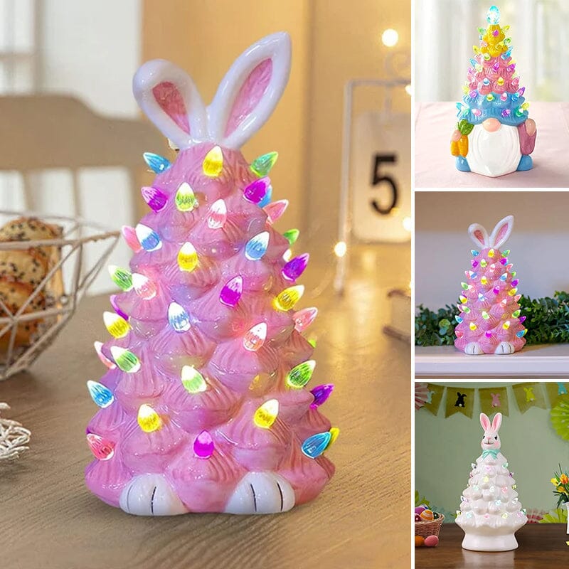 Easter Pink Bunny Tree - Image 2