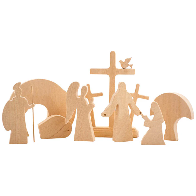 Easter Scene Wooden Decoration - Image 6