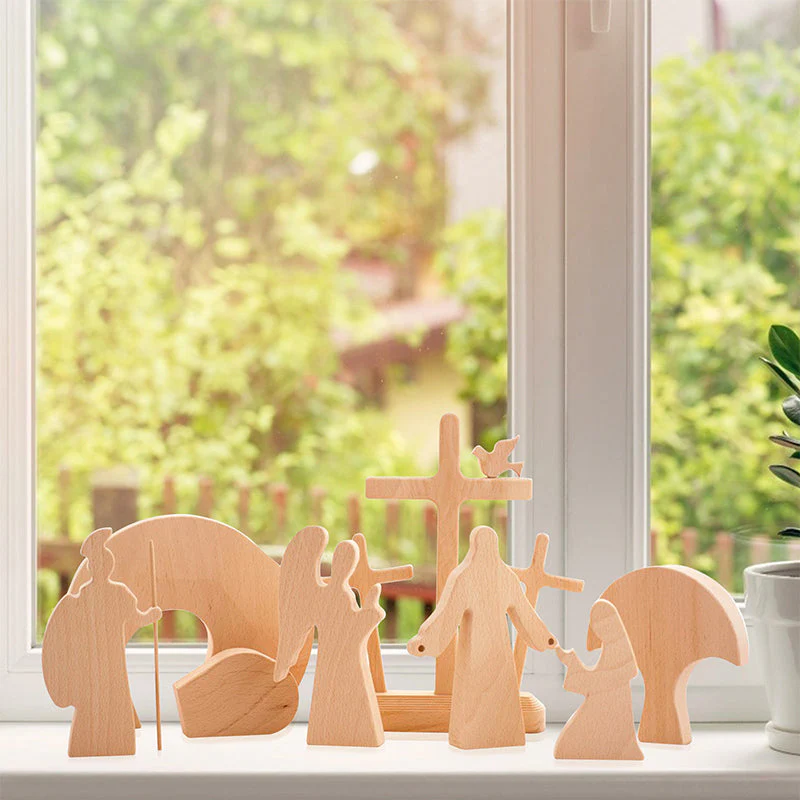Easter Scene Wooden Decoration - Image 9