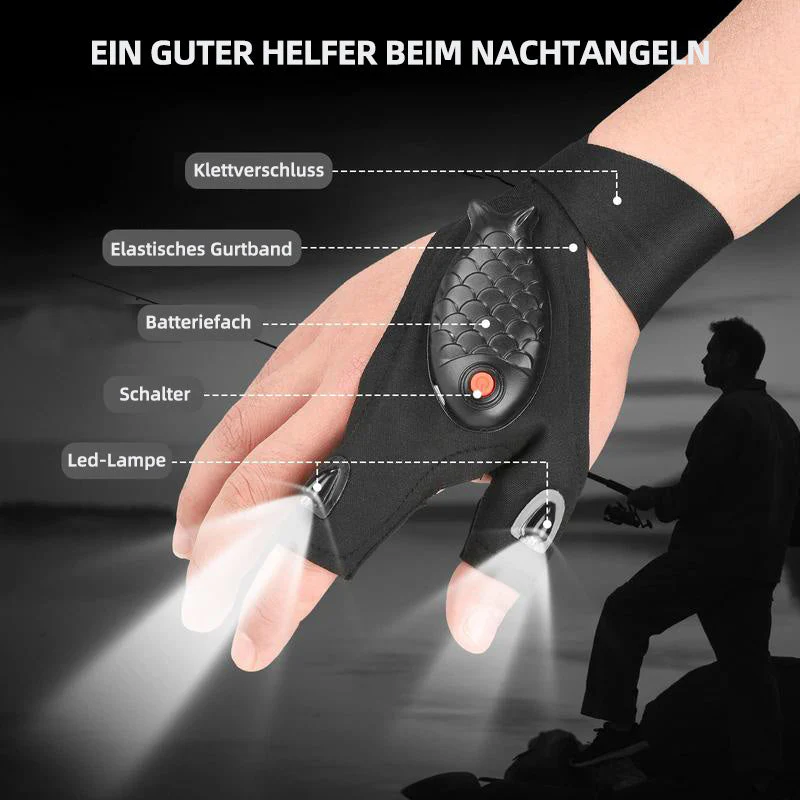 Einstellbare LED-Taschenlampenhandschuhe (1 Paar) - Image 3