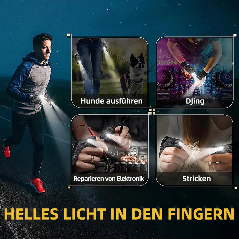 Einstellbare LED-Taschenlampenhandschuhe (1 Paar) - Image 8